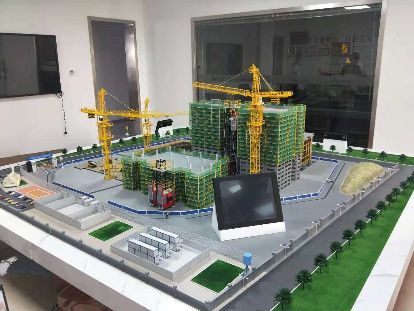 乐陵市建筑施工场景模型
